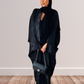 Kimono marbré noir & gris