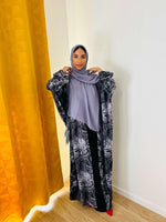 kimono marbré violet