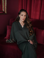 Abaya Émeraude Royal